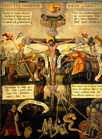 Die Passion Jesu Epitaph des Georg Mehl aus der hl. -Kreuz-Kirche Breslau van Anonym (Breslauer Maler)