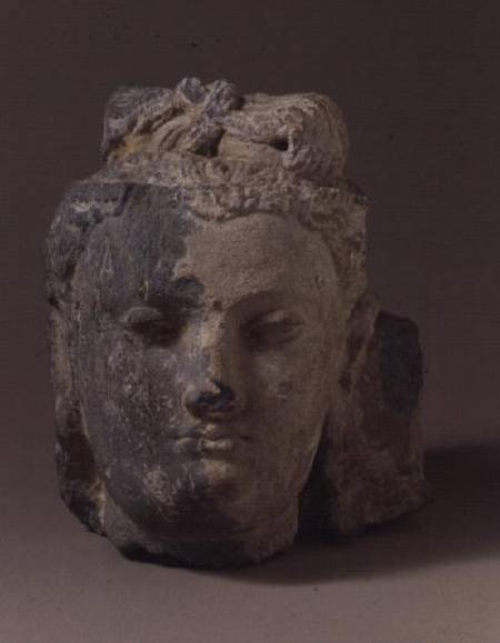 1952 1 B 47 Head of a bodhisattvaIndian van Anoniem