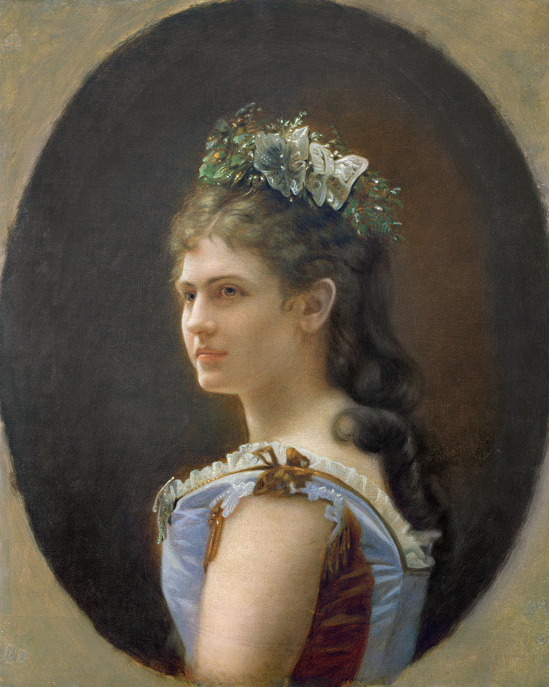 Katharina Schratt, mistress of Emperor Franz Joseph of Austria van Anoniem
