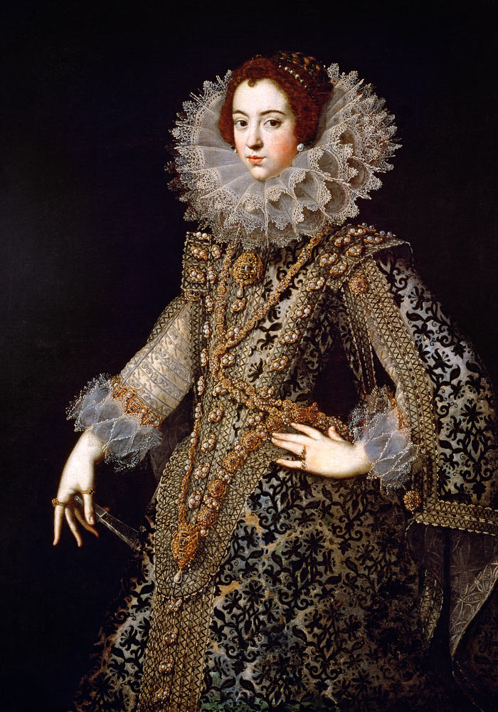 Portrait of Isabel of Bourbon van Anoniem