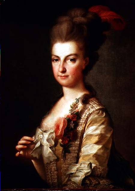Archduchess Marie-Christine Habsburg-Lothringen (1742-98) wife of Duke Albert Sachsen-Teschen (1738- van Anoniem