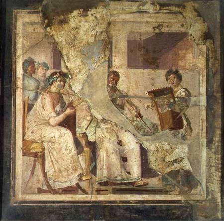 A Concert, from Herculaneum van Anoniem
