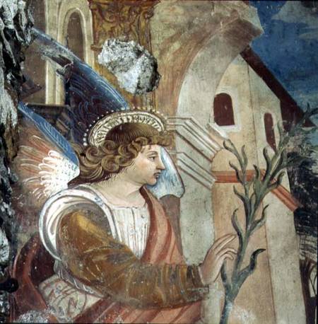 Detail of the Annunciation van Anoniem