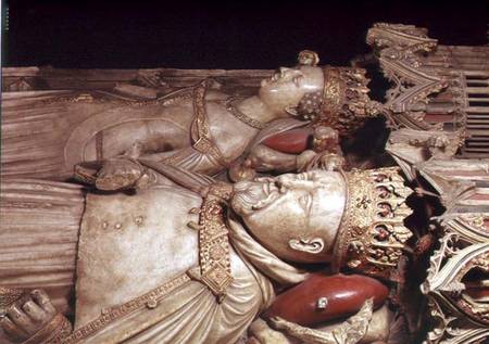 Effigy of Henry IV (1367-1413) on his Tomb in Canterbury Cathedral van Anoniem
