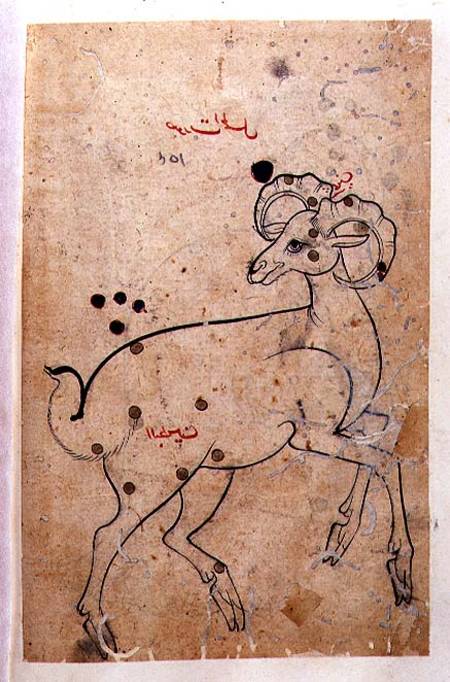 f.154a Aries, the Ram,Persian from Isfahan or Shiraz van Anoniem
