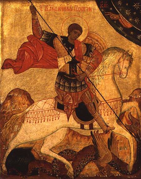 St. GeorgeRussian icon van Anoniem