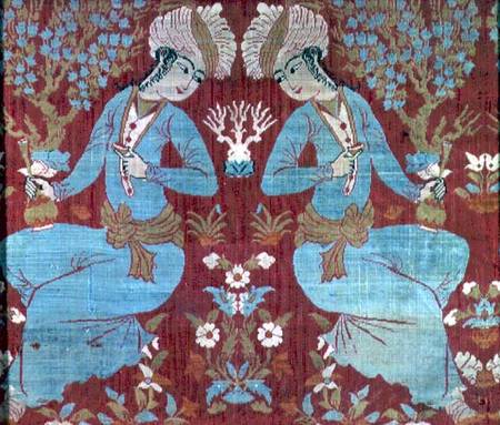 Isfahan style panelPersian van Anoniem