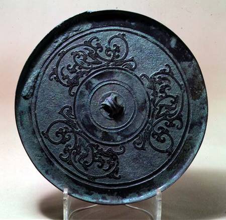 Mirror with Interlacing Dragons, Chinese, Eastern Zhou Dynasty,Warring States period van Anoniem