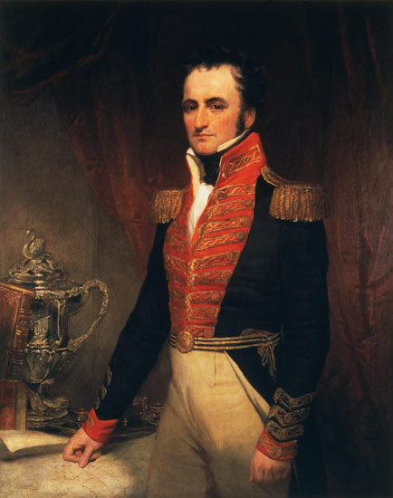 Portrait of Admiral Sir James Stirling (1791-1865), first Governor of Western Australia 1829-39 van Anoniem