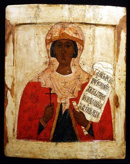 St. ParaskyevaRussian icon from Rostov/Suzdal van Anoniem
