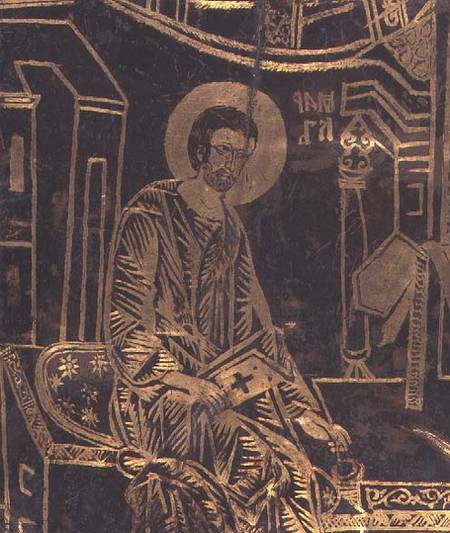 Plaque depicting St. Mark the Evangelist, Russian van Anoniem