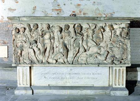 Roman Sarcophagus van Anoniem