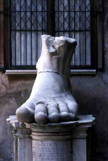 Sculpture of a Foot van Anoniem