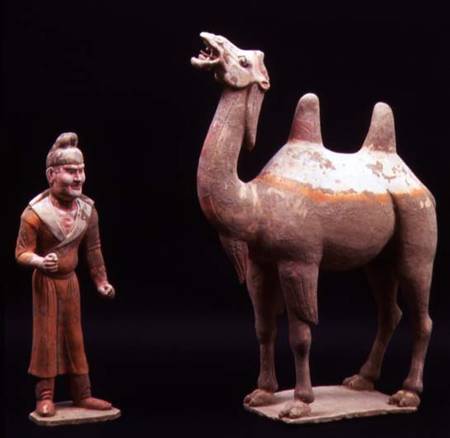 Servant and Camel (Travelling Along the Silk Route) Chinese van Anoniem