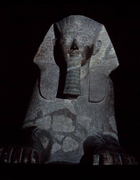 A Sphinx of Queen Hatshepsut, from the Mortuary Temple of Hatshepsut van Anoniem