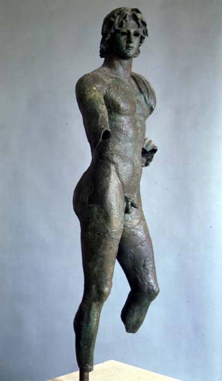 Statue of an 'Ephebi'found at Agde Greek van Anoniem