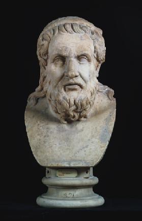 Portrait bust possibly of either Hesiod (8th century BC) or Homer (8th century BC)