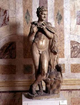 Satyr playing his pipe