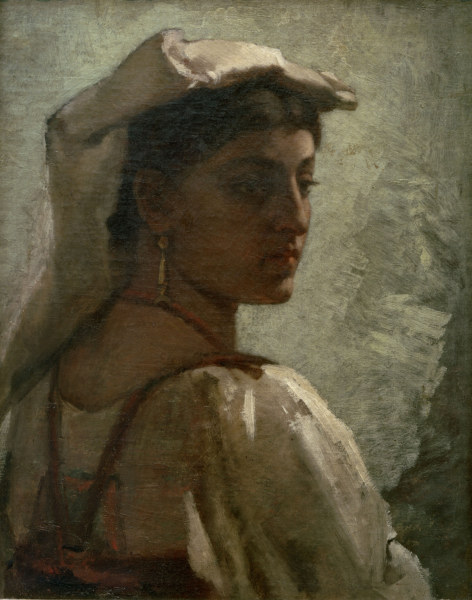 Young Italian Woman van Anselm Feuerbach