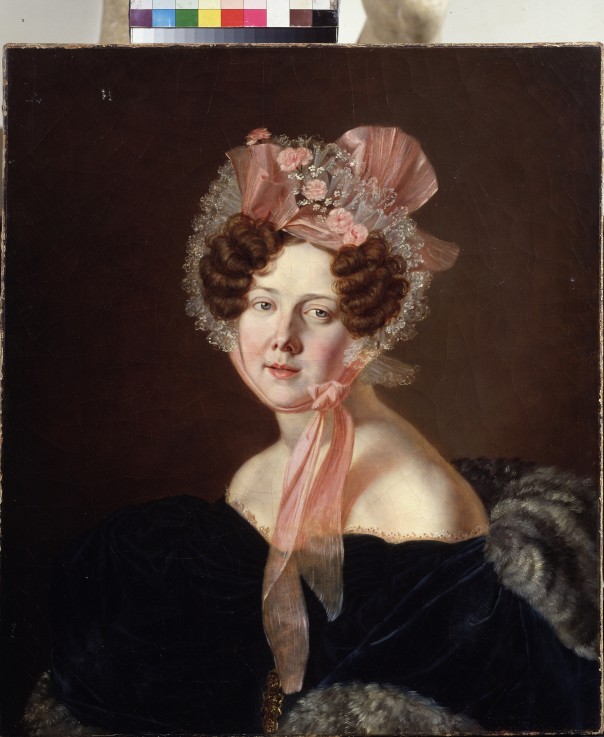 Portrait of a Lady van Anthelme Francois Lagrenée