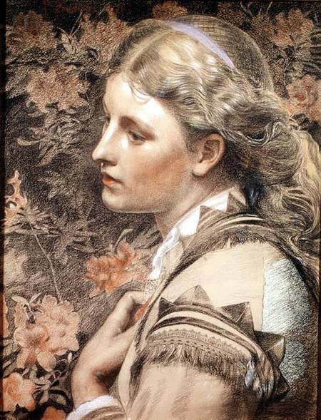 Portrait of Mary Sandys van Anthony Frederick Augustus Sandys