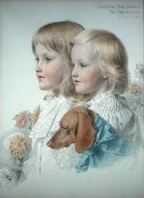 Portrait of Conrad and Violet Flower