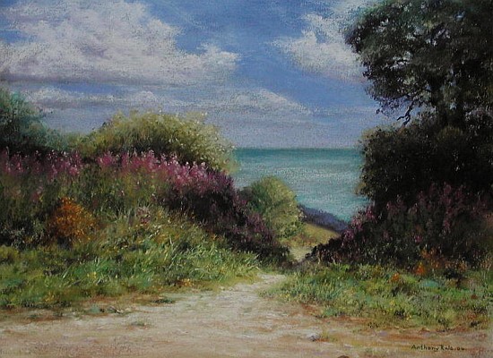 Little Haldon to the Sea, 2004 (pastel on paper)  van Anthony  Rule