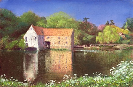 Springtime at the Mill, 2004 (pastel on paper)  van Anthony  Rule