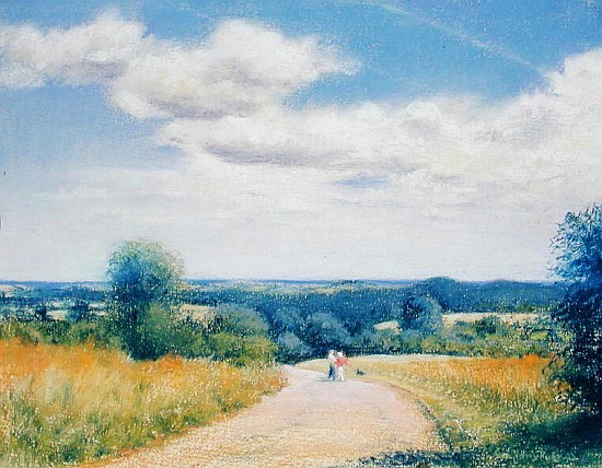 Sunday Stroll, 2003 (pastel on paper)  van Anthony  Rule