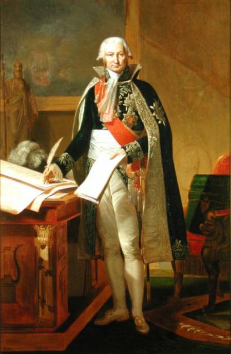 Jean-Baptiste de Nompere de Champagny (1756-1834) Duke of Cadore van Antoine Ansiaux