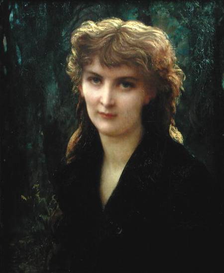 Baronness Eleonore d'Uckermann (1853-1936) van Antoine Auguste Ernest Herbert or Hebert