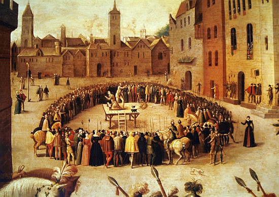 The Execution of Sir Thomas More in 1535 van Antoine Caron