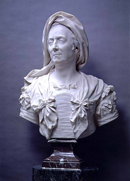 Marie Serre mother of the artist Hyacinthe Rigaud (1659-1743) van Antoine Coysevox