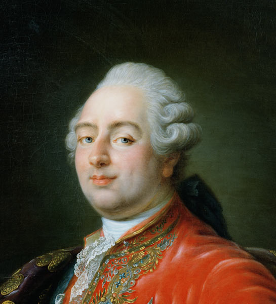 Louis XVI (1754-93) 1786 (detail of 180025) van Antoine Francois Callet