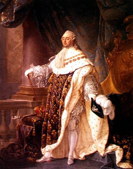 Louis XVI (1754-93) van Antoine Francois Callet