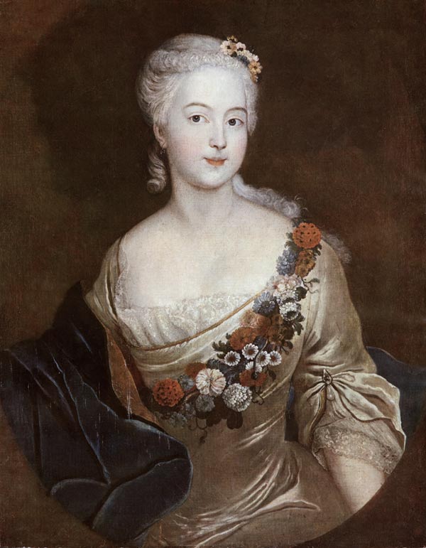 Wilhelmine of Bayreuth van Antoine Pesne