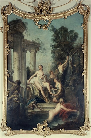 Diana and her Nymphs Bathing van Antoine Pesne