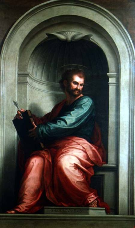 St. Mark the Evangelist (copy of a painting by Fra Bartolommeo) van Anton Domenico Gabbiani