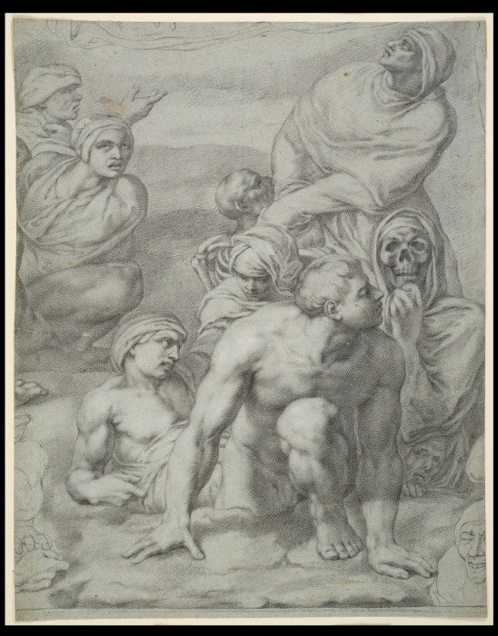Group of Risen Dead from Michelangelo’s “Last Judgement” van Anton Raphael Mengs