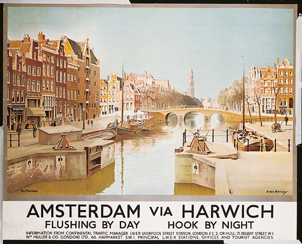 Amsterdam via Harwich, c.1930 van Anton van Anrooy