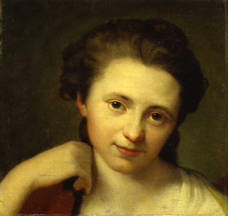 Portrait von Angelika Kauffmann. van Anton von Maron