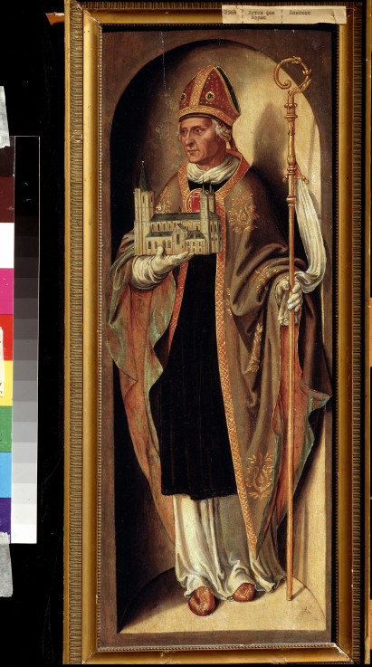 Saint Cunibert, Bishop of Cologne van Anton Woensam