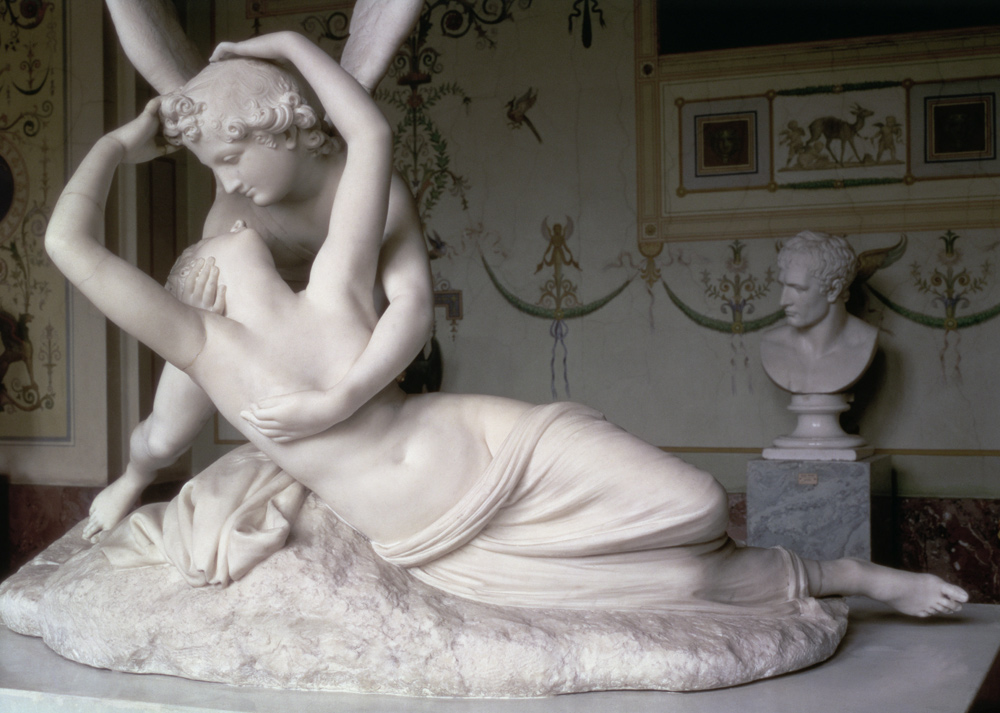 Cupid and Psyche, sculpture van Antonio  Canova
