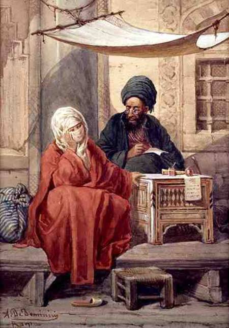 The Ottoman Scribe van Antonio de Dominici