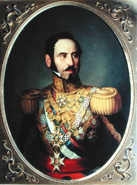 General Baldomero Espartero (1792-1879) van Antonio Maria Esquivel