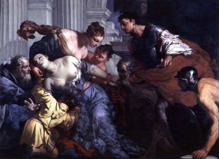 The Death of Lucretia van Antonio Zanchi