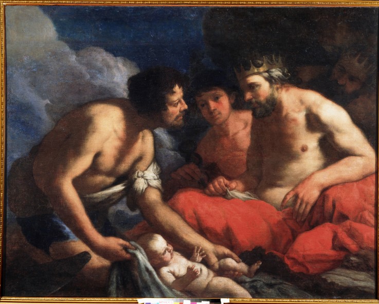 Palamedes and Odysseus van Antonio Zanchi