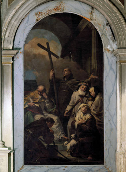 A.Zucchi, Bonaventur, Petrus v.Alcantara van Antonio Zucchi