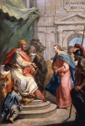 A.Zucchi, Christus vor Kaiphas