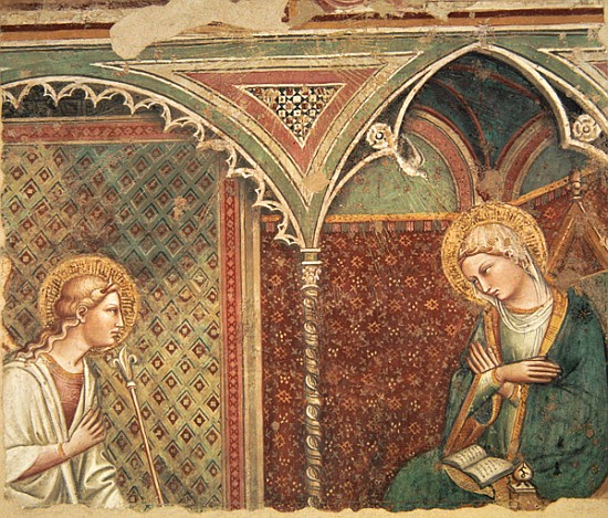 The Annunciation, late 14th century van Aretino Luca Spinello or Spinelli